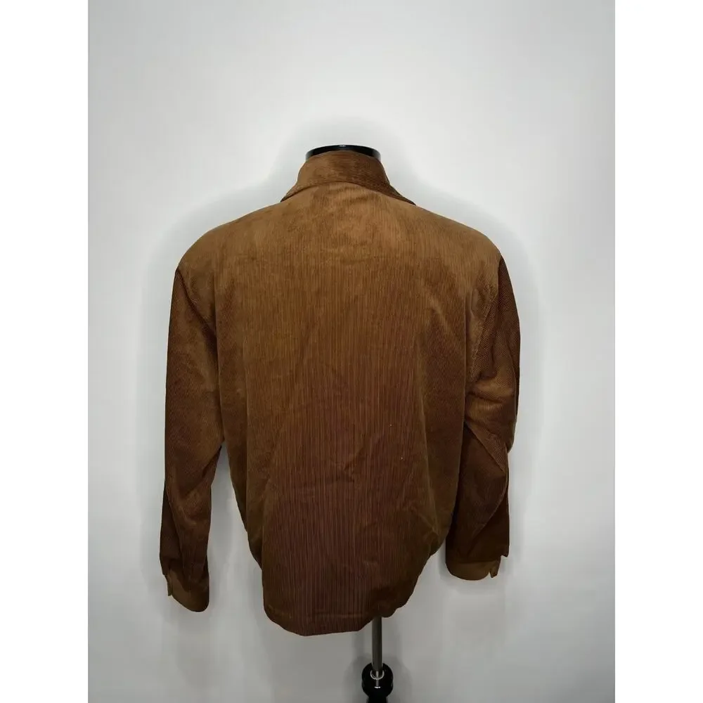 Birdswell Heavyweight Floral Lined Corduroy Surf Beach Jacket Mens XXL